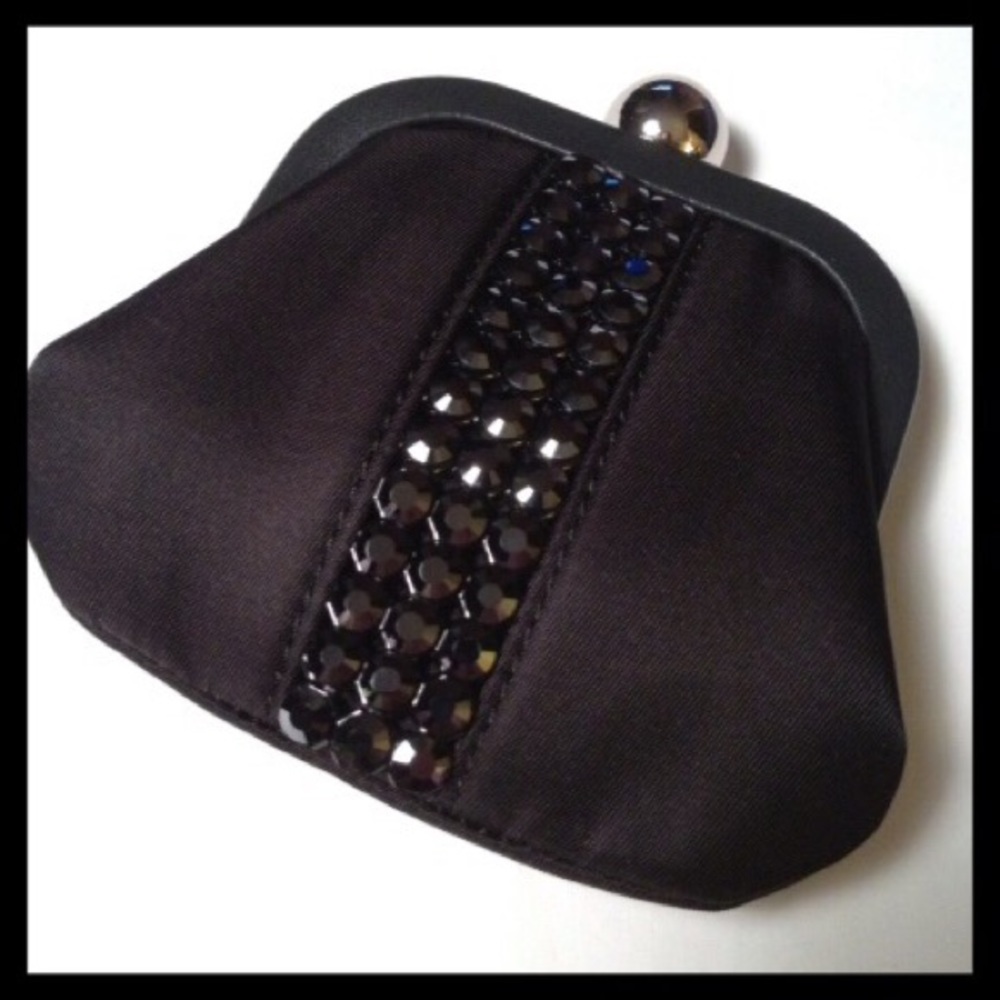 Swarovski Monroe black coin purse